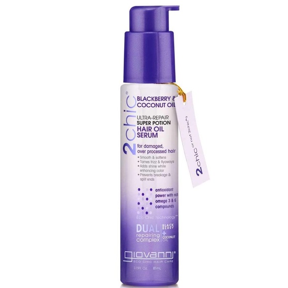 2 Chic Accessories - organic repair coconut hair oil